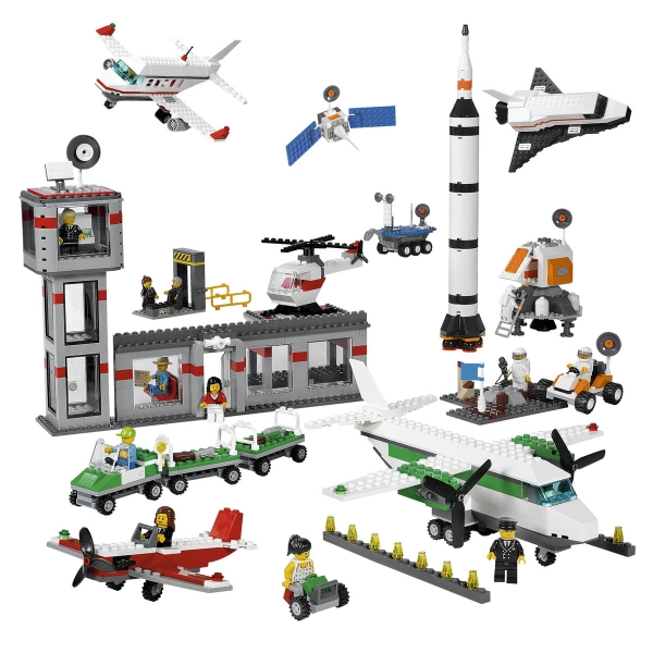 Космос и аэропорт LEGO